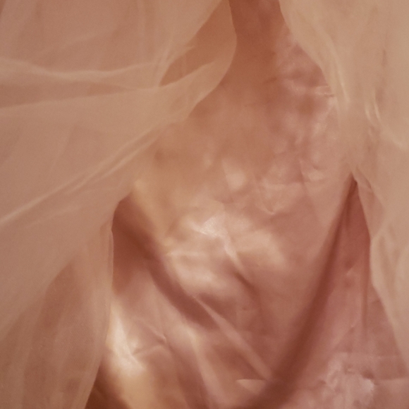 NWT London Strapless lace top tulle skirt dress - Picture 4 of 7